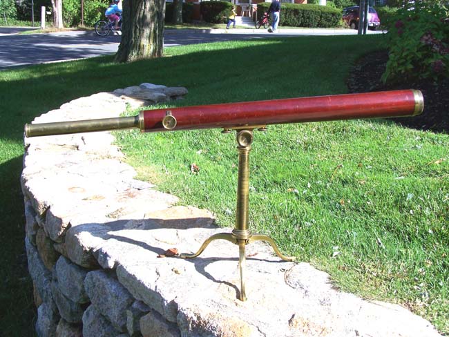 A late 18th or early 19th century English Library Telescope by Thomas Blunt, London, circa 1790-1810